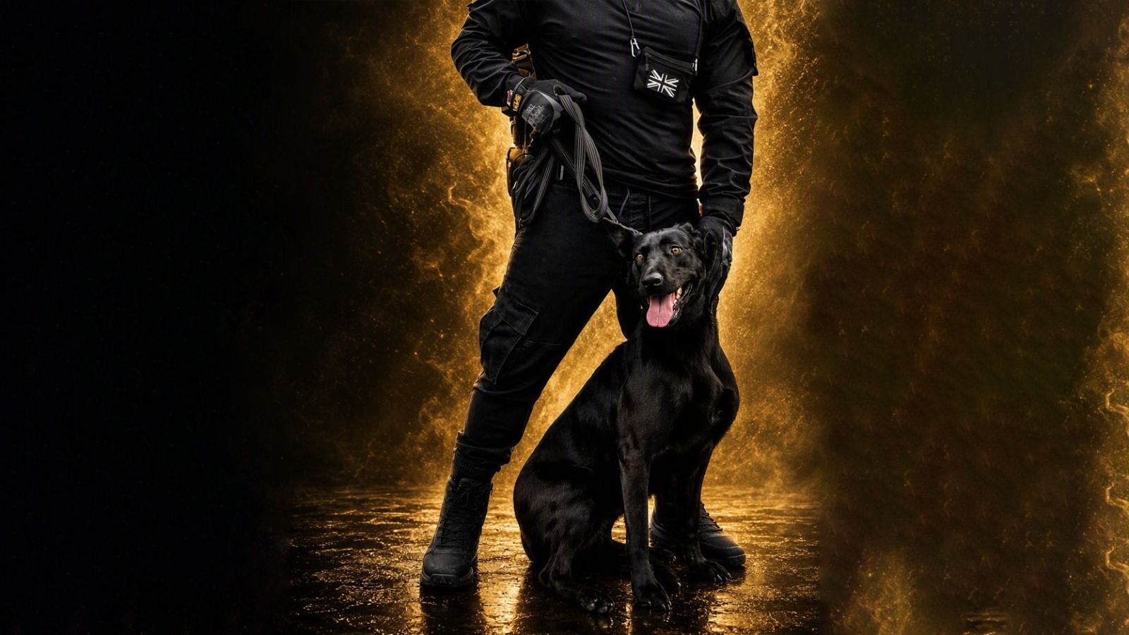 Trained security K9 unit