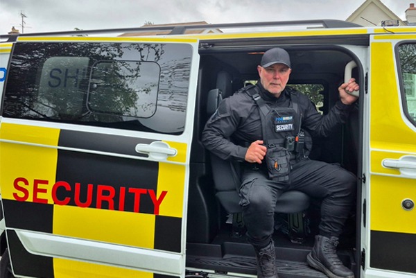 ProShield officer on patrol